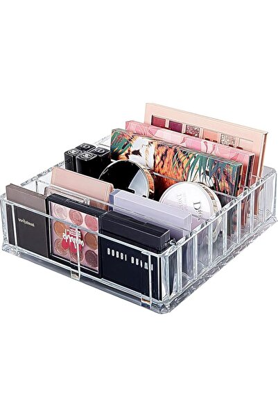 Generic FAJ Acrylic Makeup Palette Organizer 8 Spaces Makeup Holder Organizer...