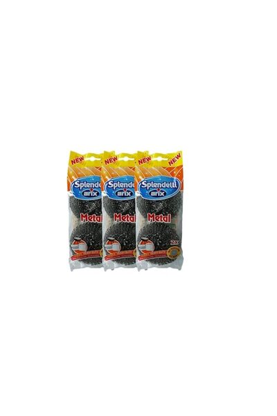Generic Arix-Splendelli Metal Scourer-2Pcs-561-Pack Of 3