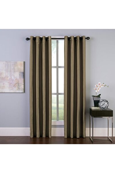 Generic Brand Curtainworks Malta Faux Silk Grommet Curtain Panel, 50 by 84", ...