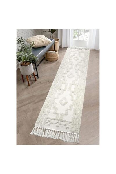 Generic Brand Boho Hallway Runner Rug, Cotton, Washable Kitchen Rug Runner wi...