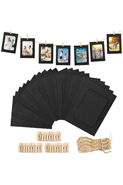 Generic Brand Paper Picture Frames, 30 Pcs 6 inch Paper Photo Frames, Cardboa...