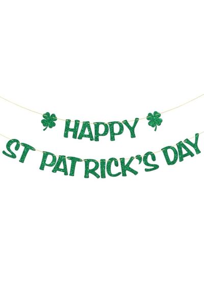 Generic Brand Happy St.Patrick's Day Banner - Lucky Shamrock Clover Irish Par...