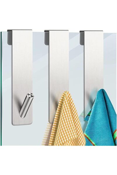 Generic Aputue Adhesive Wall Hooks, 3 PCS Multicolor Heavy Duty, Industrial G...