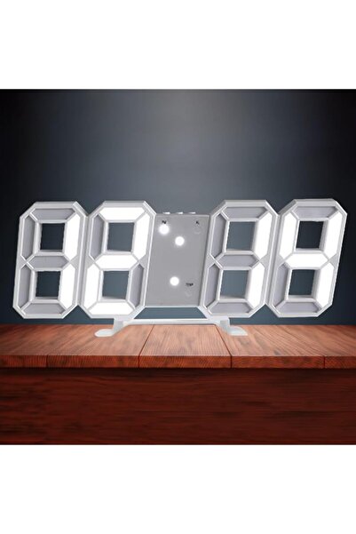 Generic Brand 3D Digital Alarm Clock, Modern Design LED Wall/Desk Clocks 12/2...