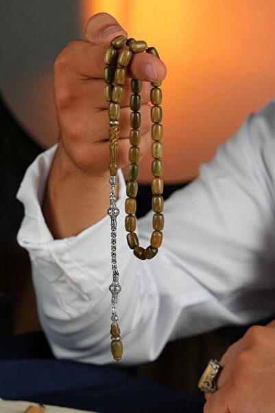 dergah tesbih Master Yusuf Cevher Silver Design Scented Rosewood Prayer Beads