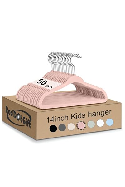 Generic Red Dot Gift® Pack of 50 Velvet Kids Hangers - Premium Childrens Hang...