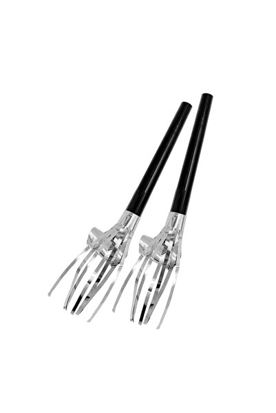 Generic Brand Party Magic Blowout with Tinsel Silver 18Pcs/Pk