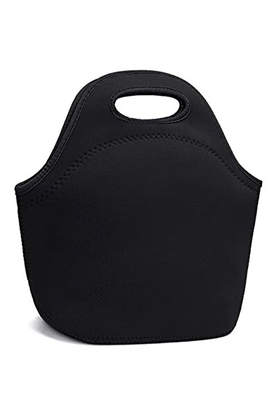 Generic Insulated Neoprene Lunch Tote Bag with Zipper Closure and Carry Handl...