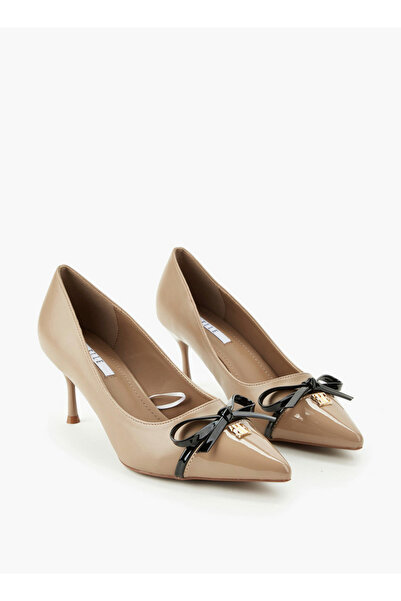 ELLE Women Bow Accent Stiletto Heel Pumps