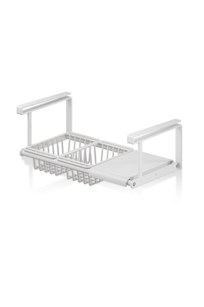 Generic YelaJoy Expandable Hanging Under Shelf Storage Basket - 1 Shelf + 2 B...