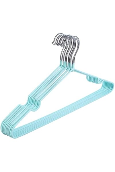 Generic 10 Pcs Non-Slip Stainless Steel Hangers with Powder Coated | Metal Ha...