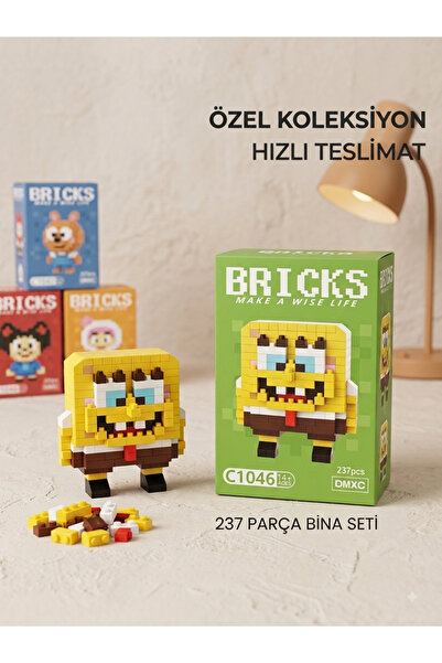 Genel Markalar BRICKS FİGÜR SUNGERBOB [KARAKTER FİGÜR]