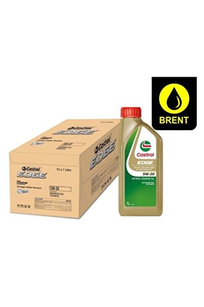 CASTROL زيت محرك EDGE SAE 5W-20 اصطناعي بالكامل متقدم، كرتون 12X1