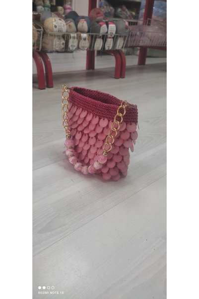 Kevser nur tuhafiye Design Gorgeous Sequined Clutch Bag