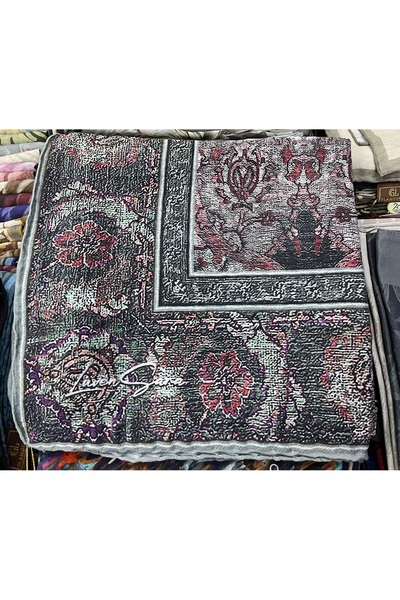 LuvenSara Ethnic Pattern Tencel Cotton Scarf