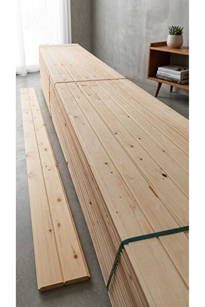 Genel Markalar Ahşap İthal Ladin Lambiri 14*85*1100mm (10'lu Paket)