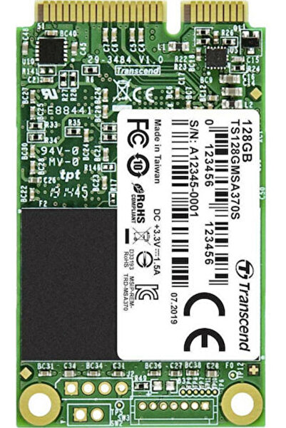 Transcend MSA370S SSD 128GB mSATA SATA III TS128GMSA370S