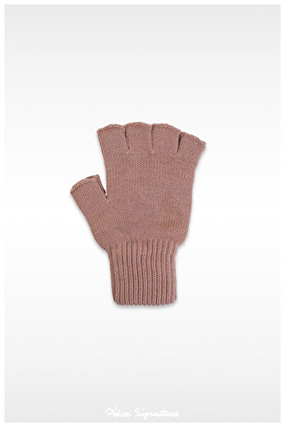 PIECE SIGNATURE New Autumn and Winter, Solid Color Windproof Acrylic Cut Fing...