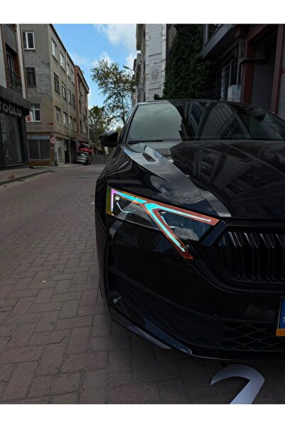 ARKT STİCKER Skoda Octavia Matrix 2024-2026 Gündüz Led Sticker Set Hologram