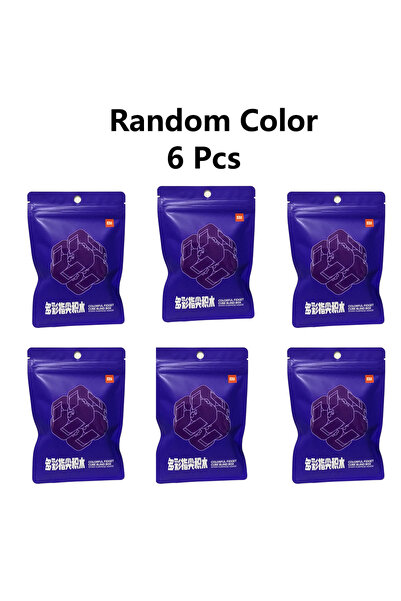 Choice4 XIAOMI 6 Pcs Random Color Xiaomi Mitu Colorful Fidget Cube Spinner Se...