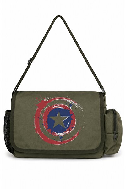 SEVBANO Captain America Avengers Movie Hero Printed Unisex School, Sports, Of...