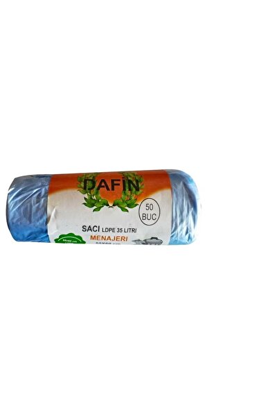 Dafin Saci menajeri , saci de gunoi , DAFIN, sac de 35 de litri , 50 de saci pe rola . culoare albastru. LDPE 55cm x 60 xm