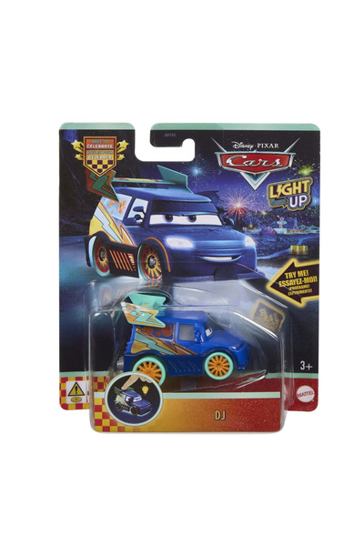 CARS DJ Light-Up Car, 1:55 Scale