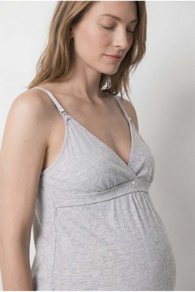 Women'secret Grey maternity long pyjamas