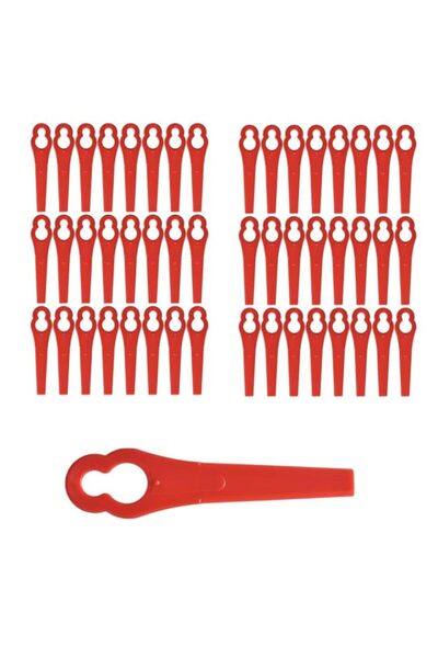Generic 100 Pack Plastic Trimmer Blades, Durable Replacement for Garden Lawn ...
