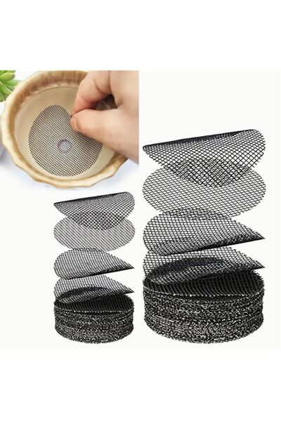 Generic 100 Pcs Plant Pot Drainage Mesh, Round Potting Pad for Plant Pots, Bo...