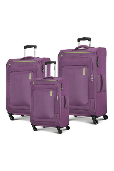 American Tourister DUNCAN+ 3-Piece Luggage Set, 55/68/83 cm – Purple