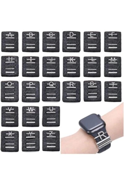 easy idea Watch Compatible Letter L Strap Accessory/Charm