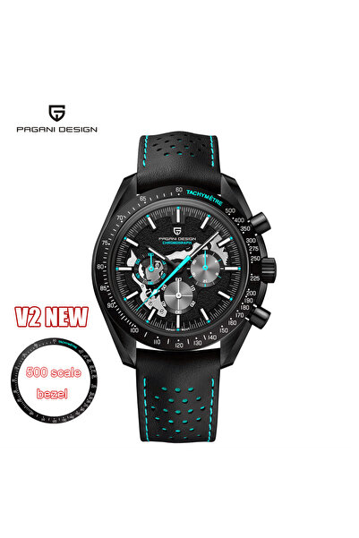 Choice5 Blue PAGANI DESIGN Moon Watch for Man Fashion Quartz Watch Waterproof...