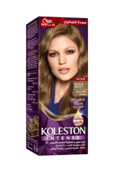 Koleston كريم صبغة الشعر بلون أشقر رمادي متوسط 307/1 - 50 مل