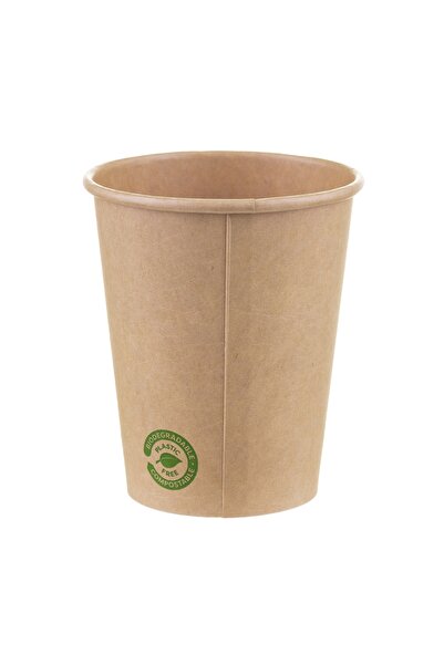 OEM Pahare din carton, Biodeck Kraft, 240 ml, set 25 bucati