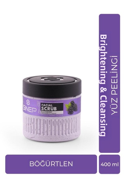 Sinep Pro-Care Scrub Brightening and Cleansing Facial Peeling 400 ml Blackberry