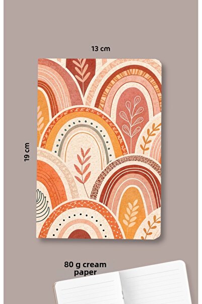 Dava Adamı Yayınları Boho - Bag Size Striped Notebook