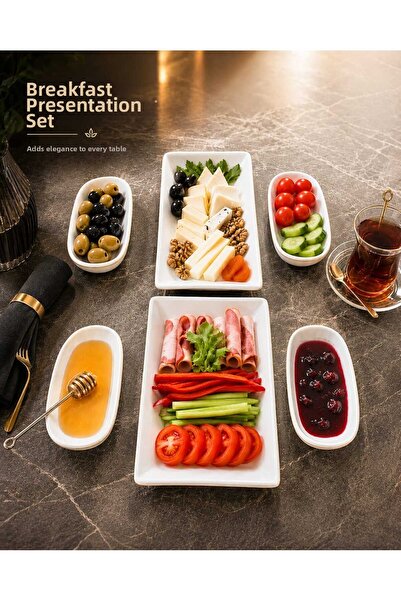 Lavider Hüma 6 Piece Breakfast Presentation Set