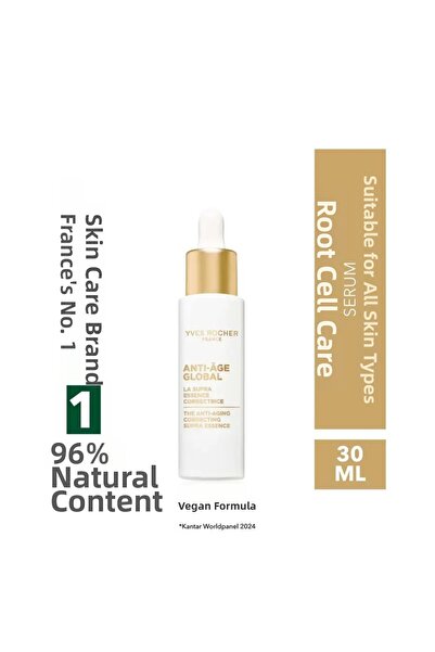 Yves Rocher Day Serum-Vitamin C&Licorice-Anti-Aging Plant Stem Cell Care Anti...