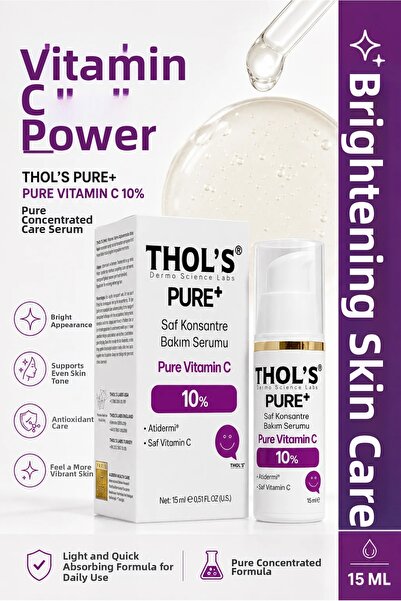 THOLS TB54 PURE+ سيروم العناية المركزة للتفتيح ومكافحة البقع مع فيتامين سي ال...