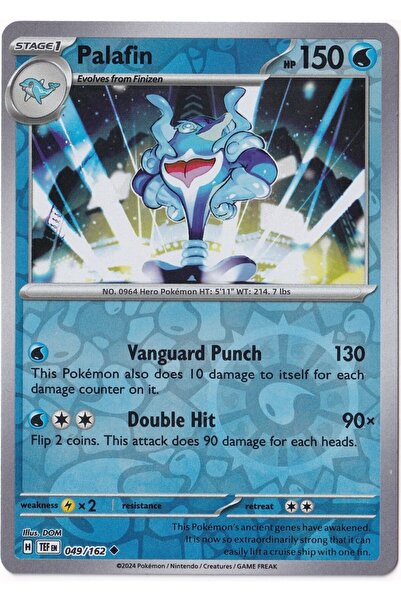Pokemon Palafin [Reverse Holo] 049/162 - Temporal Forces - Card (Mint)