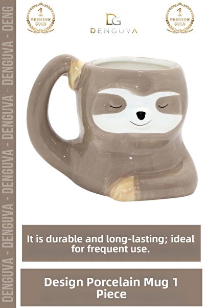 Denguva # Mugcup Porcelain Mug Cup Gift Stylish Accessory 180 ml Hot Cold Ser...