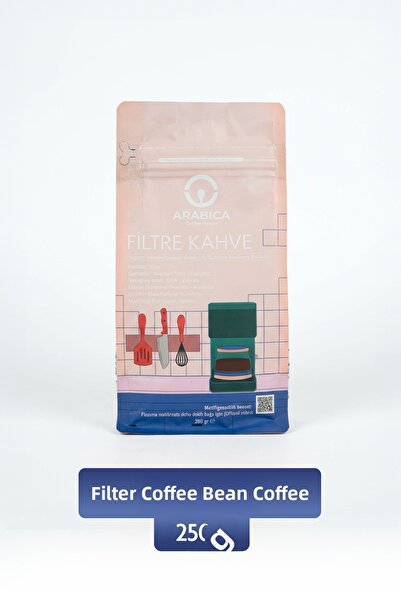 ARABICA COFFEE HOUSE Filter Coffee 250g Whole Bean Coffee Freshly Roasted