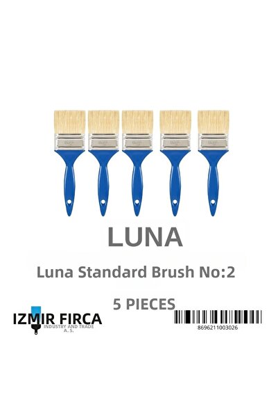 İzmir Fırça Luna Standard Trimming Brush No:2 (5 Pcs)