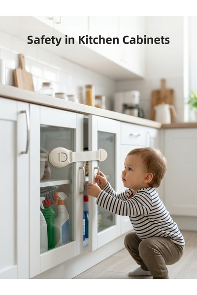 Generic Brand Child Safety Cabinet and Drawer Lock Strong Adhesive Safety Lock