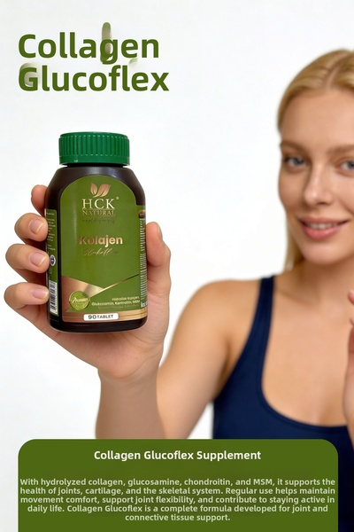 HCK NATURAL Collagen Glukoflex 90 Tablets