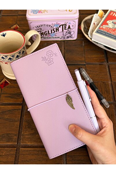 Victoria's Journals Feather |   Premium Undated Planner |   Charm Collection