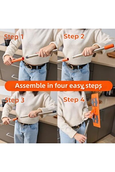 Yıldızan Famous + Flat Mop Floor Cleaning System, Wet and Dry Use, Practical ...