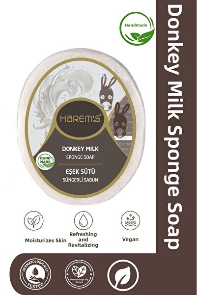 HAREM'S Harems Donkey Milk Sponge Soap 120 g