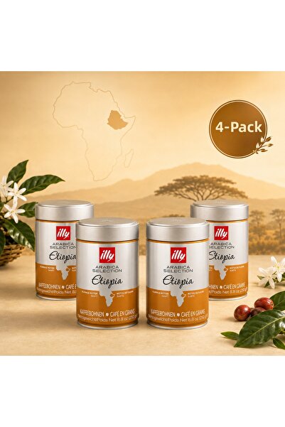 illy Arabica Selection Ethiopia 4-Pack – for Those Who Want to Explore New Fl...